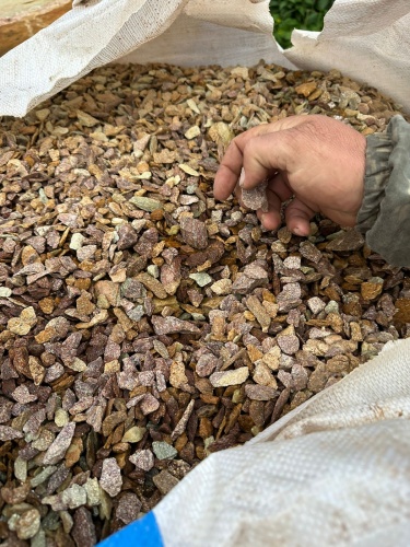 Златолит персиковый декоративная каменная крошка купить в Костромской области