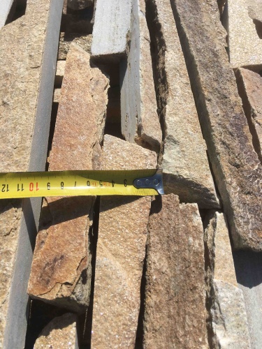 Горбушка златолит золотистый для облицовки купить в Костромской области