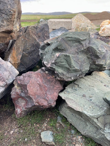 Камни для ландшафтного дизайна зелёные 10-60 килограмм купить в Костромской области