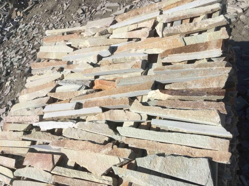 Горбушка златолит золотистый для облицовки купить в Костромской области